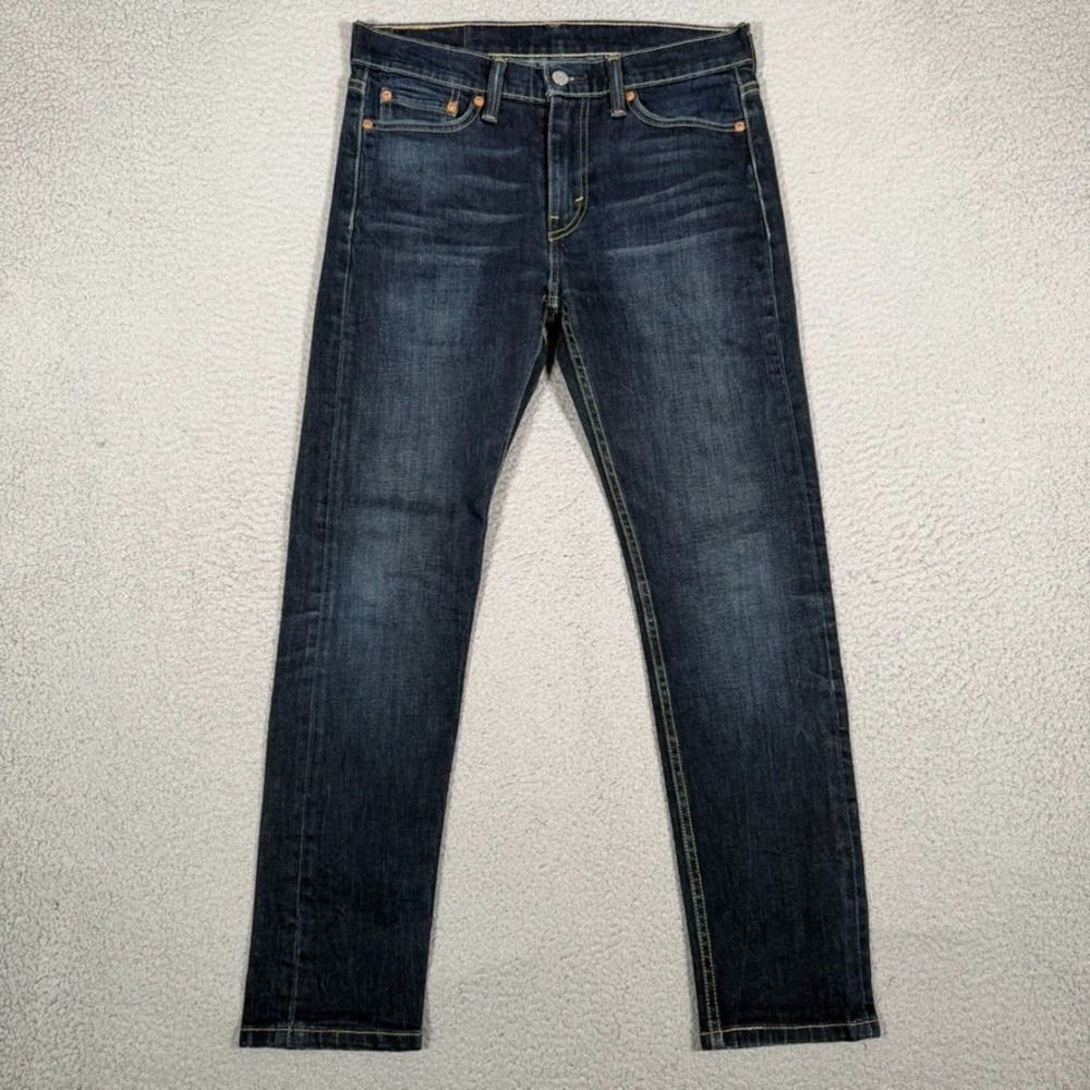 Levis Jeans Mens 29x30 Blue 510 Skinny Fit Casual Preppy Denim 5 Pocket Logo